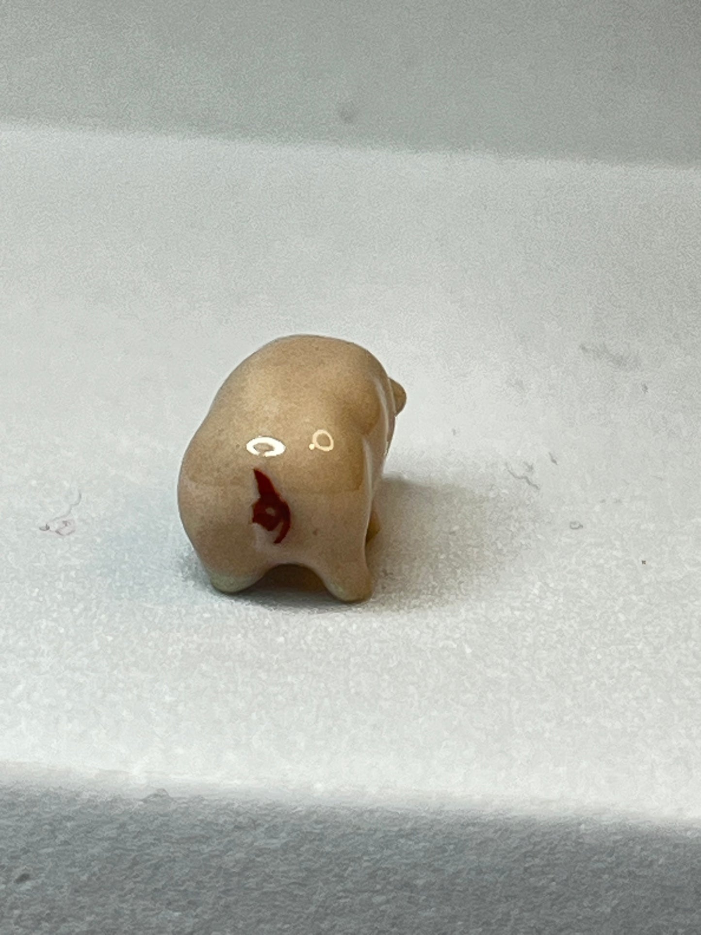 Miniature Porcelain Pig Figurine (Mini)