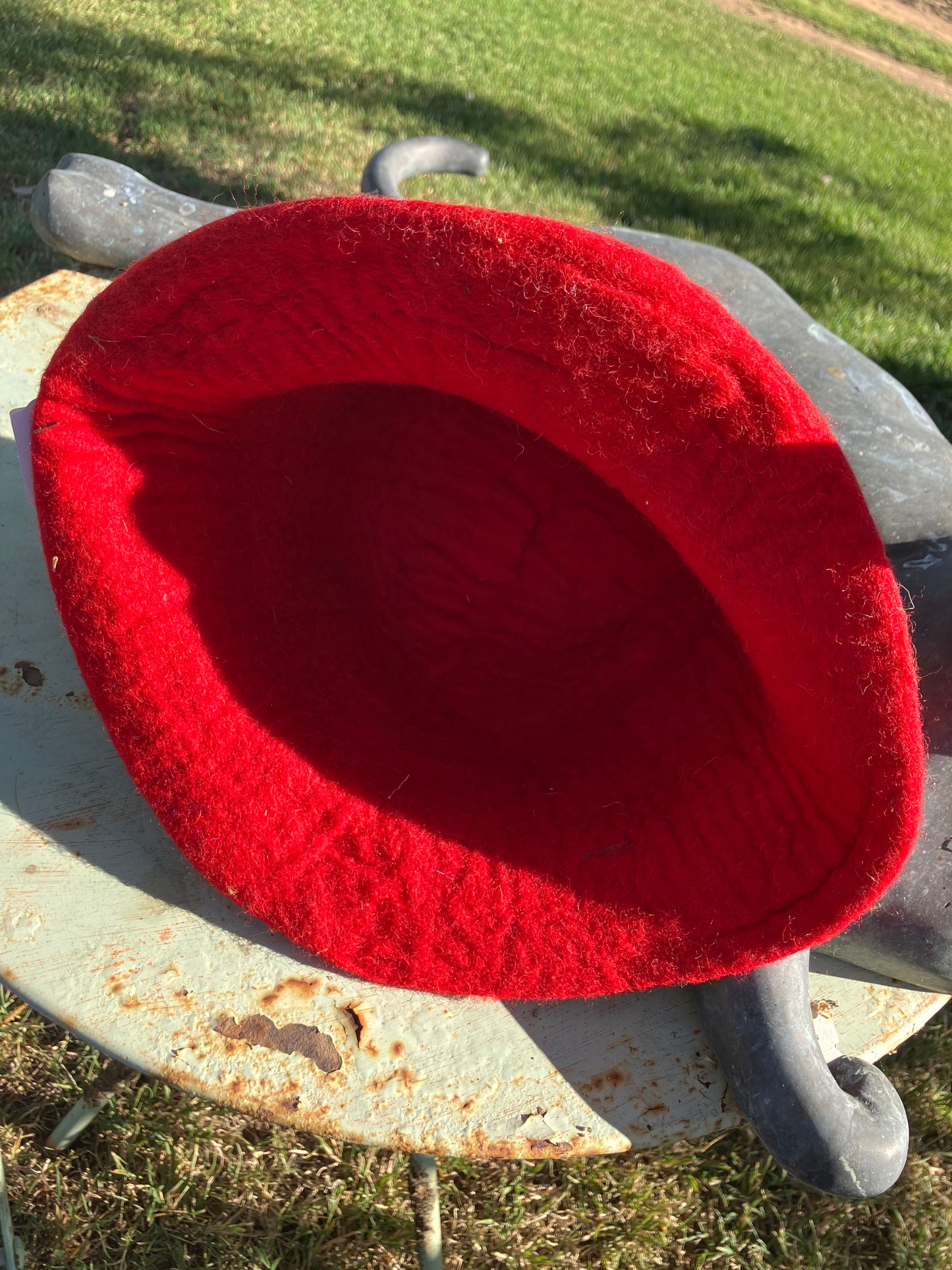 Strawberry Felt Hat