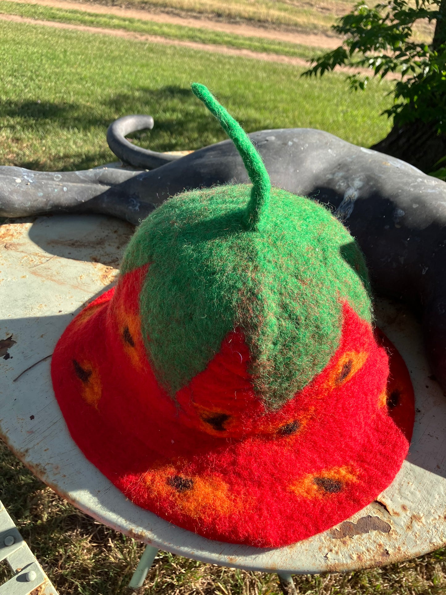 Strawberry Felt Hat