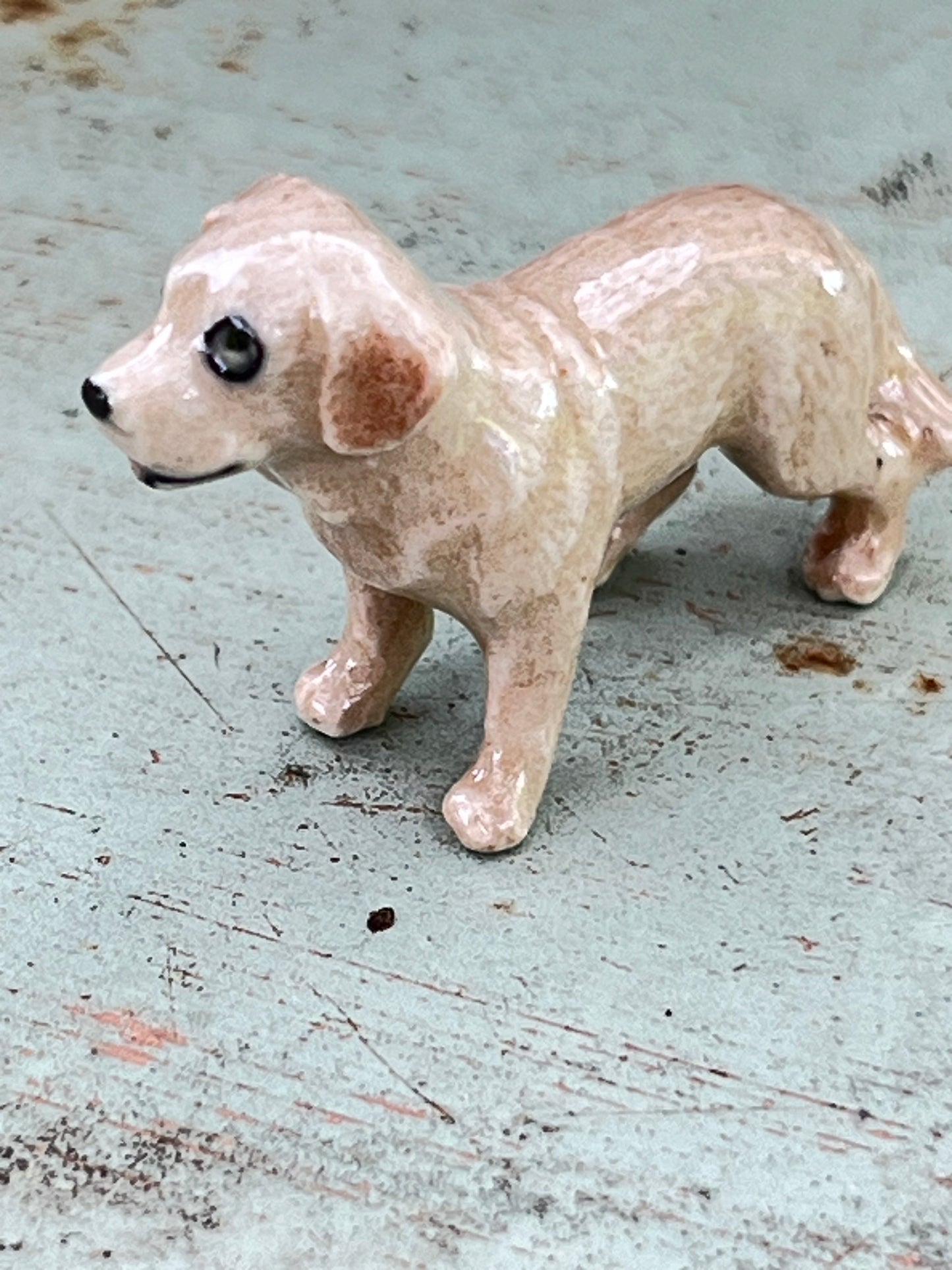 Miniature Porcelain Labrador Figurine (Mini)
