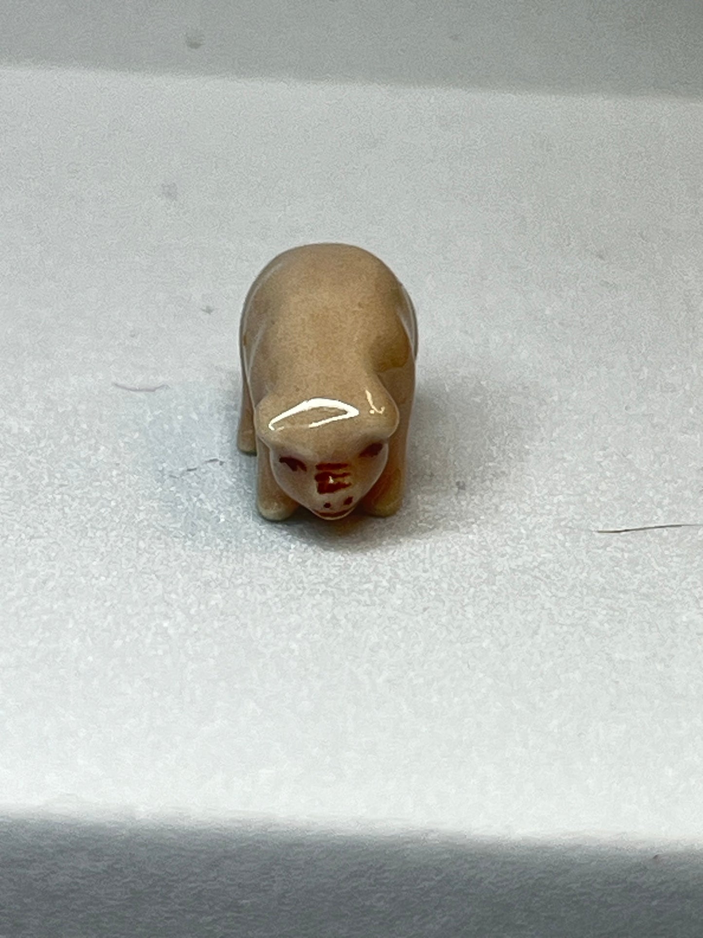 Miniature Porcelain Pig Figurine (Mini)