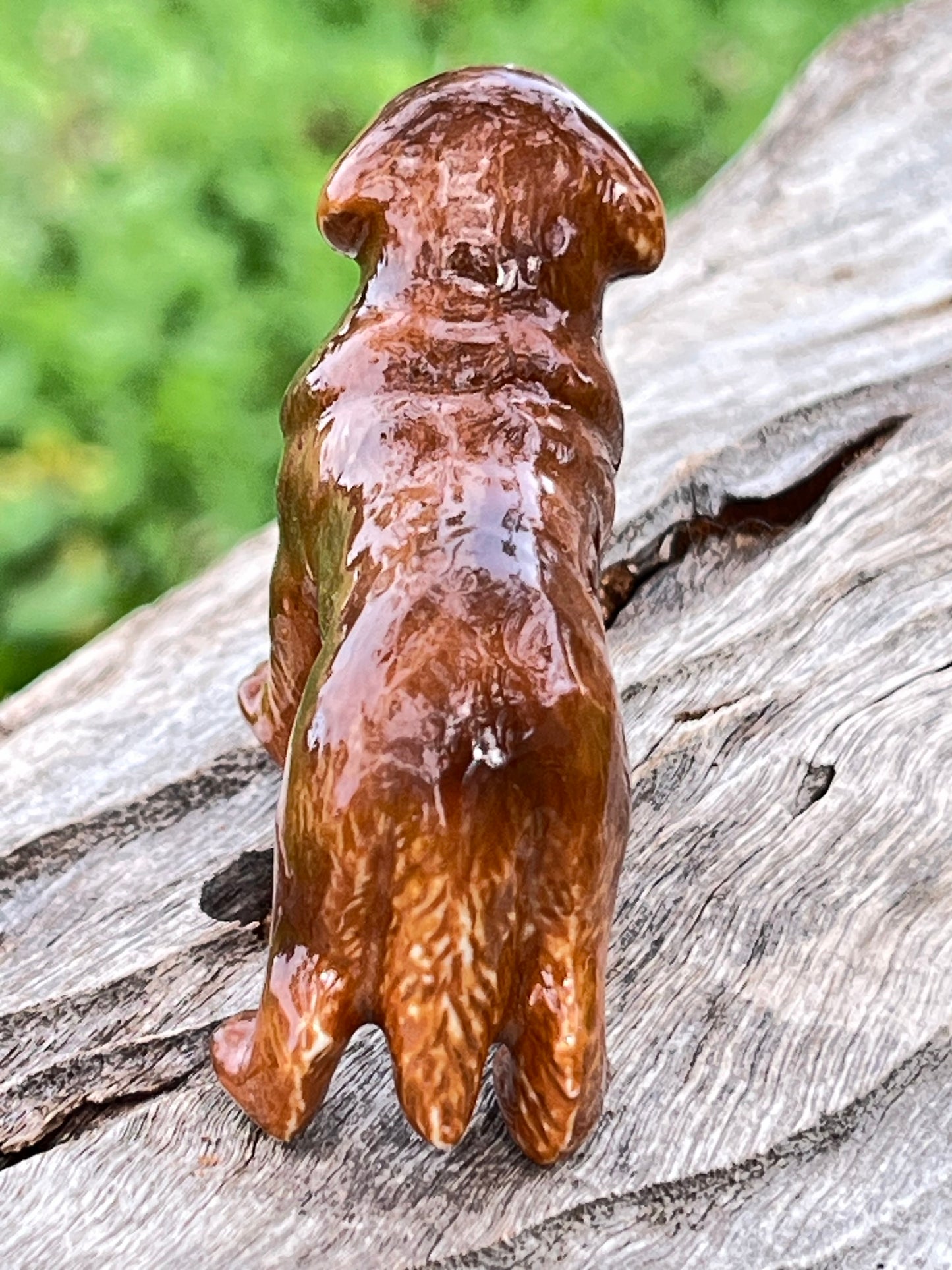 Miniature Porcelain Newfoundland Dog Figurine