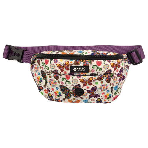 Dog or Cat Bum Bag Butterfly Design