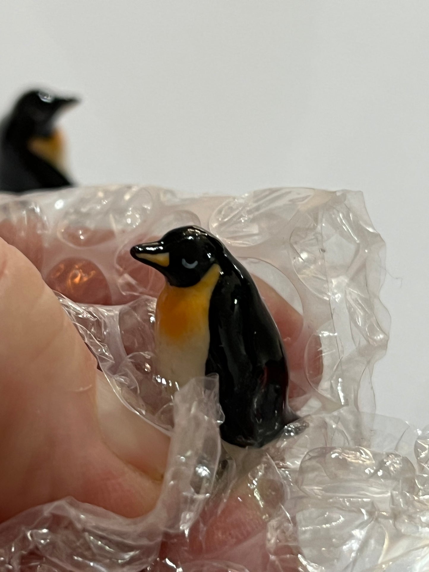 Miniature Porcelain Penguin Family Bird Figurines Mini (3Pcs)