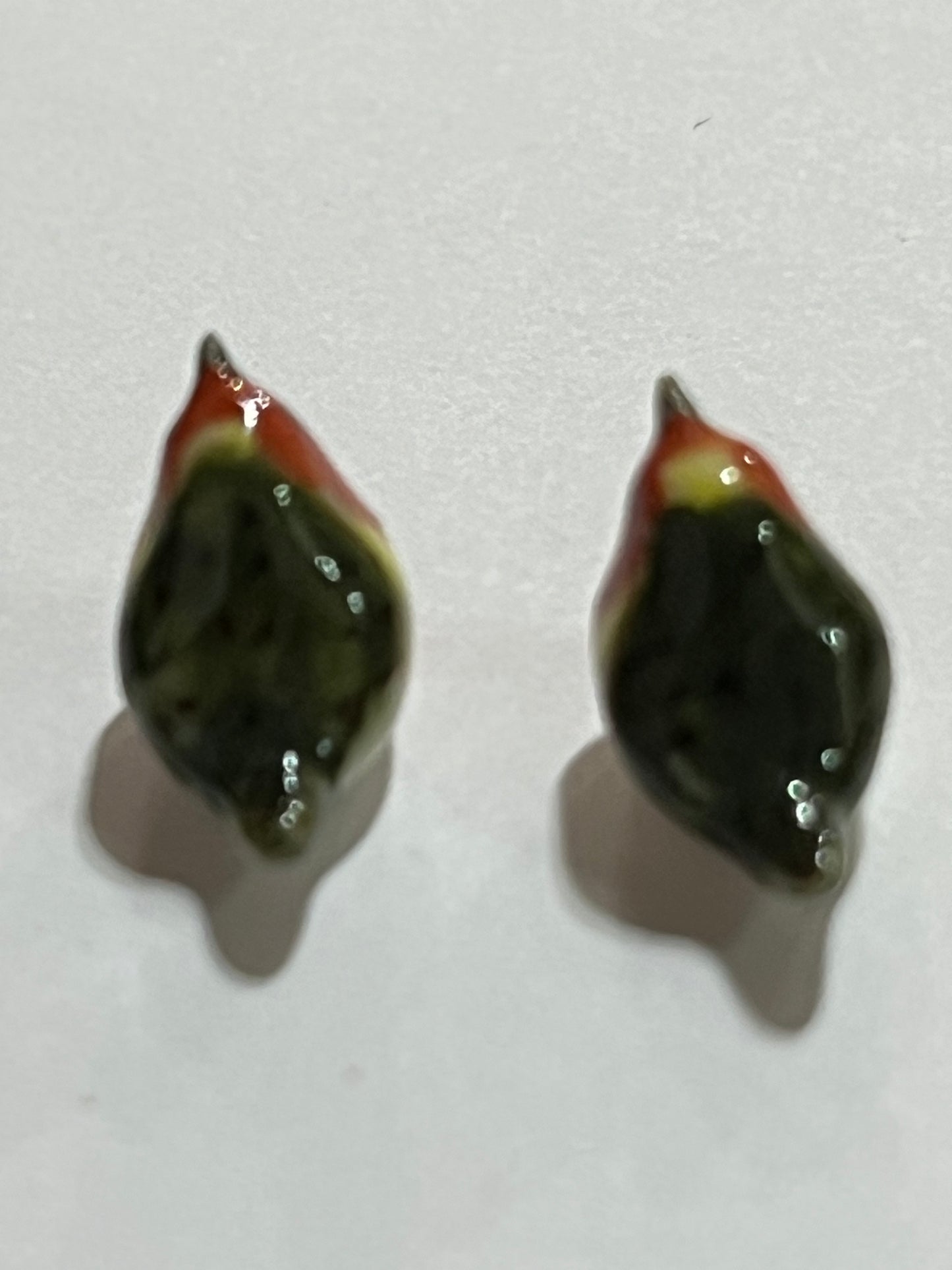 Miniature Porcelain Bird Figurines Mini (2Pcs)