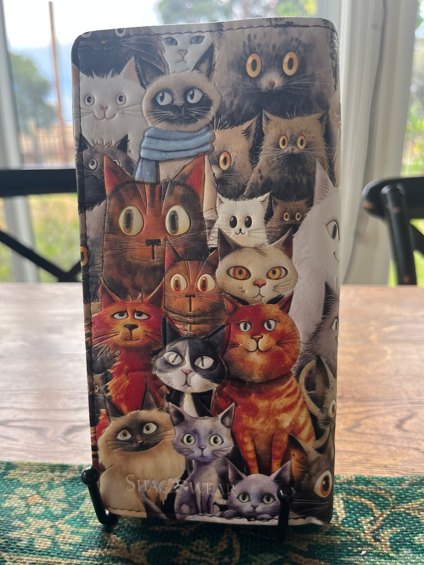 Cats Cats Cats Large Ladies Zipper Wallet