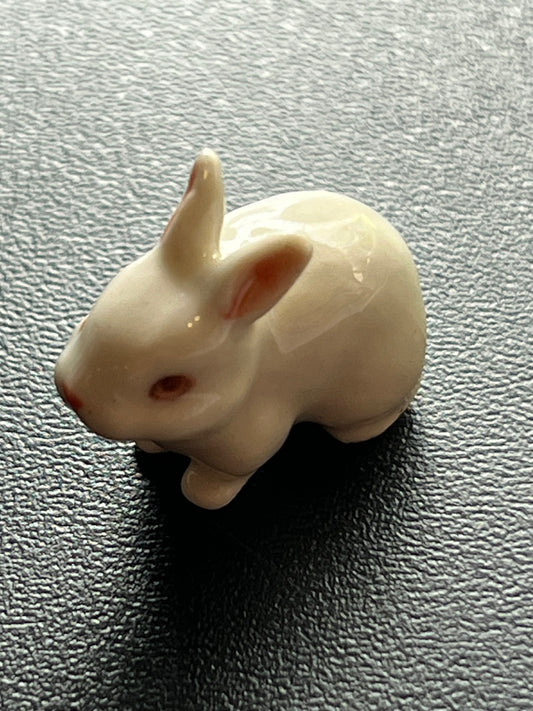 Miniature Porcelain White Bunny Rabbit (Mini)