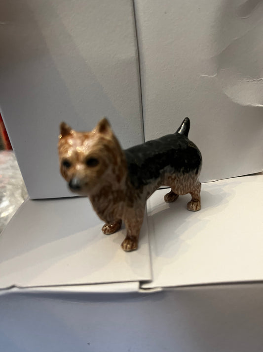 Miniature Porcelain Dog Figurine Australian Terrier