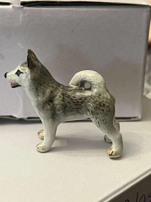 Miniature Porcelain Alaskan Malamute Mini
