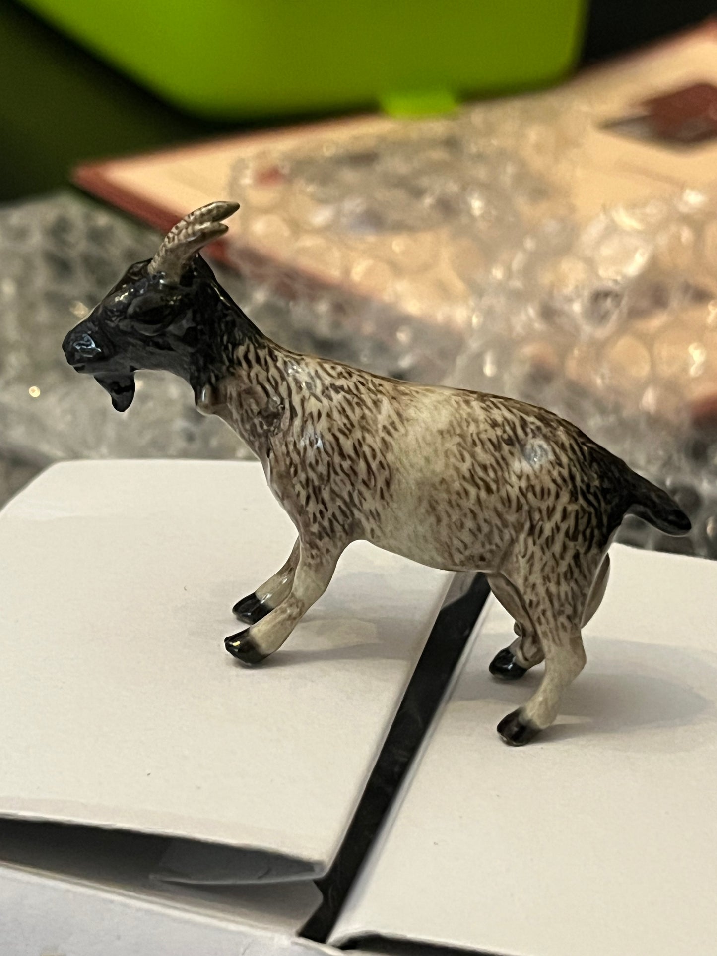 Miniature Porcelain Nubian Goat