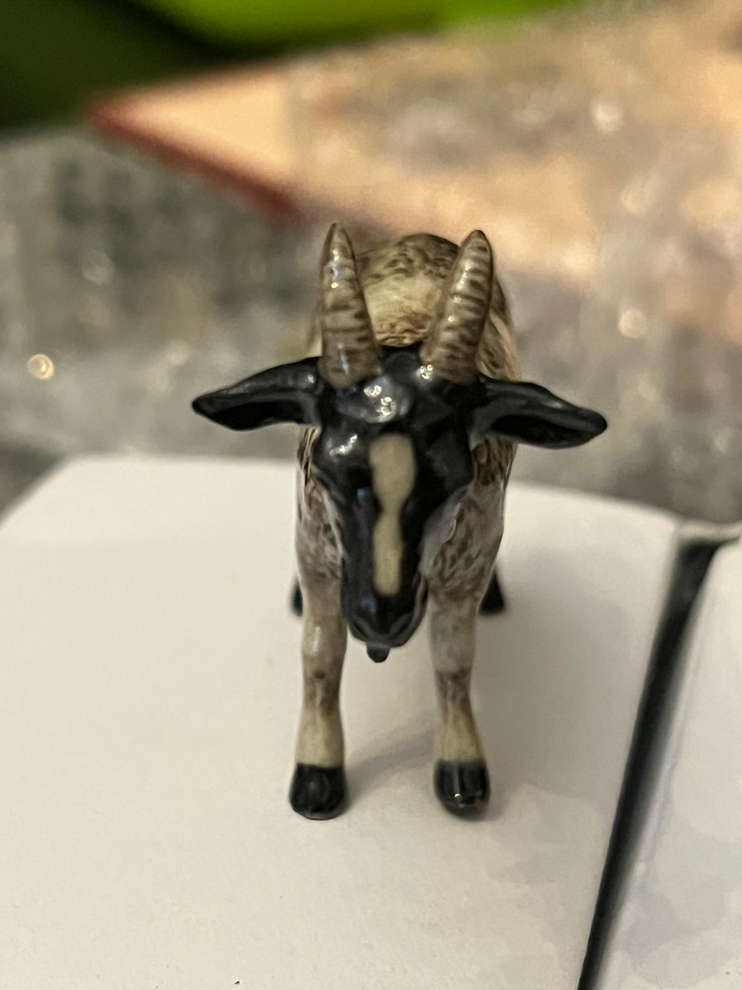 Miniature Porcelain Nubian Goat