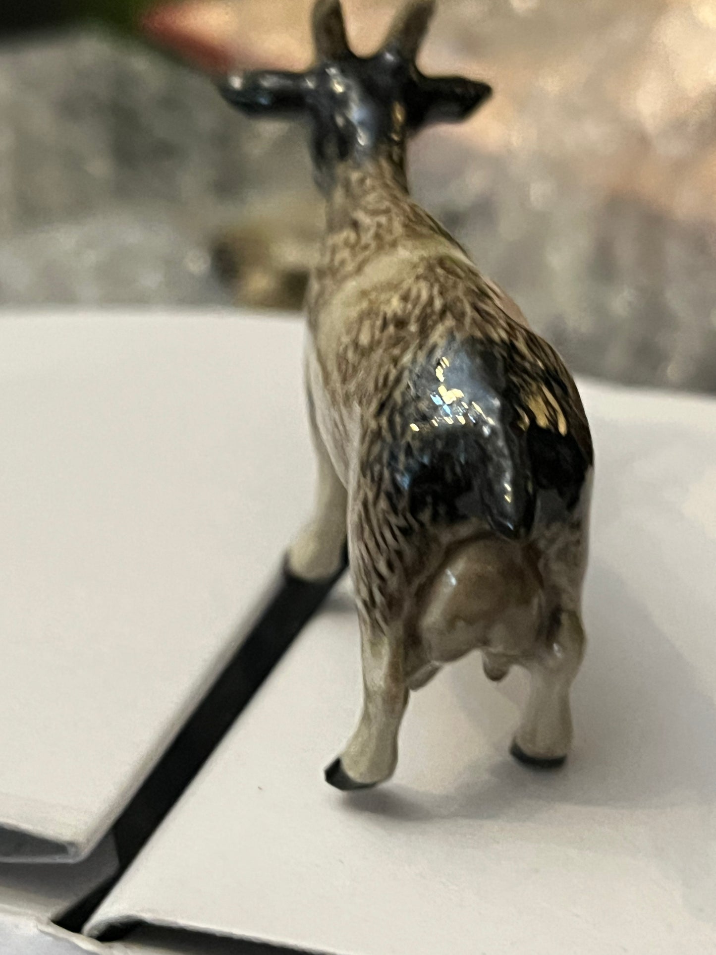 Miniature Porcelain Nubian Goat