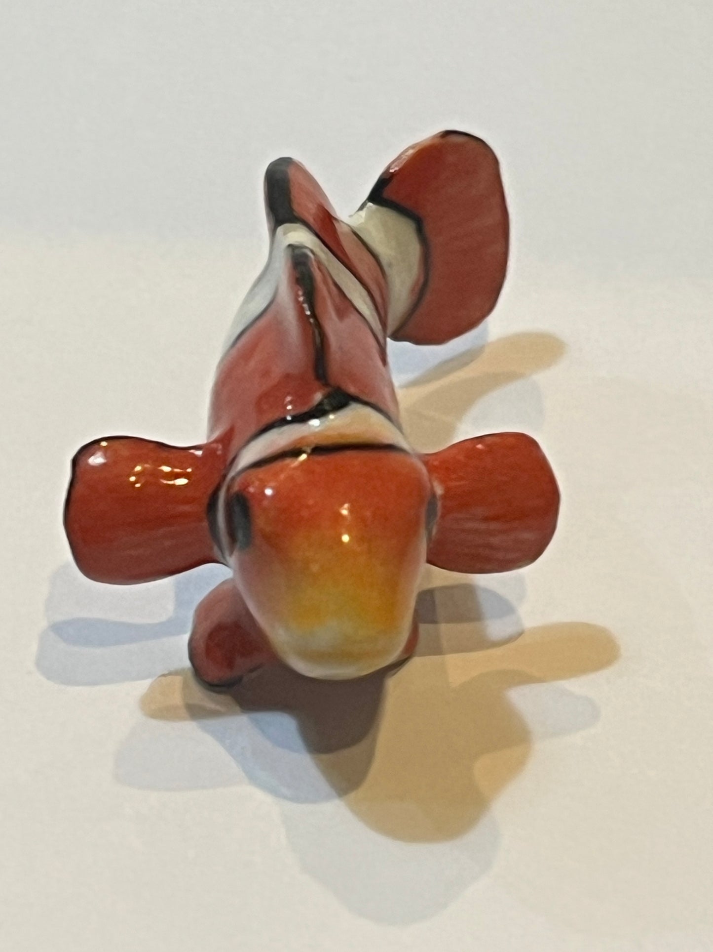Miniature Porcelain Clownfish Nemo - Hand Painted Ocean Animal