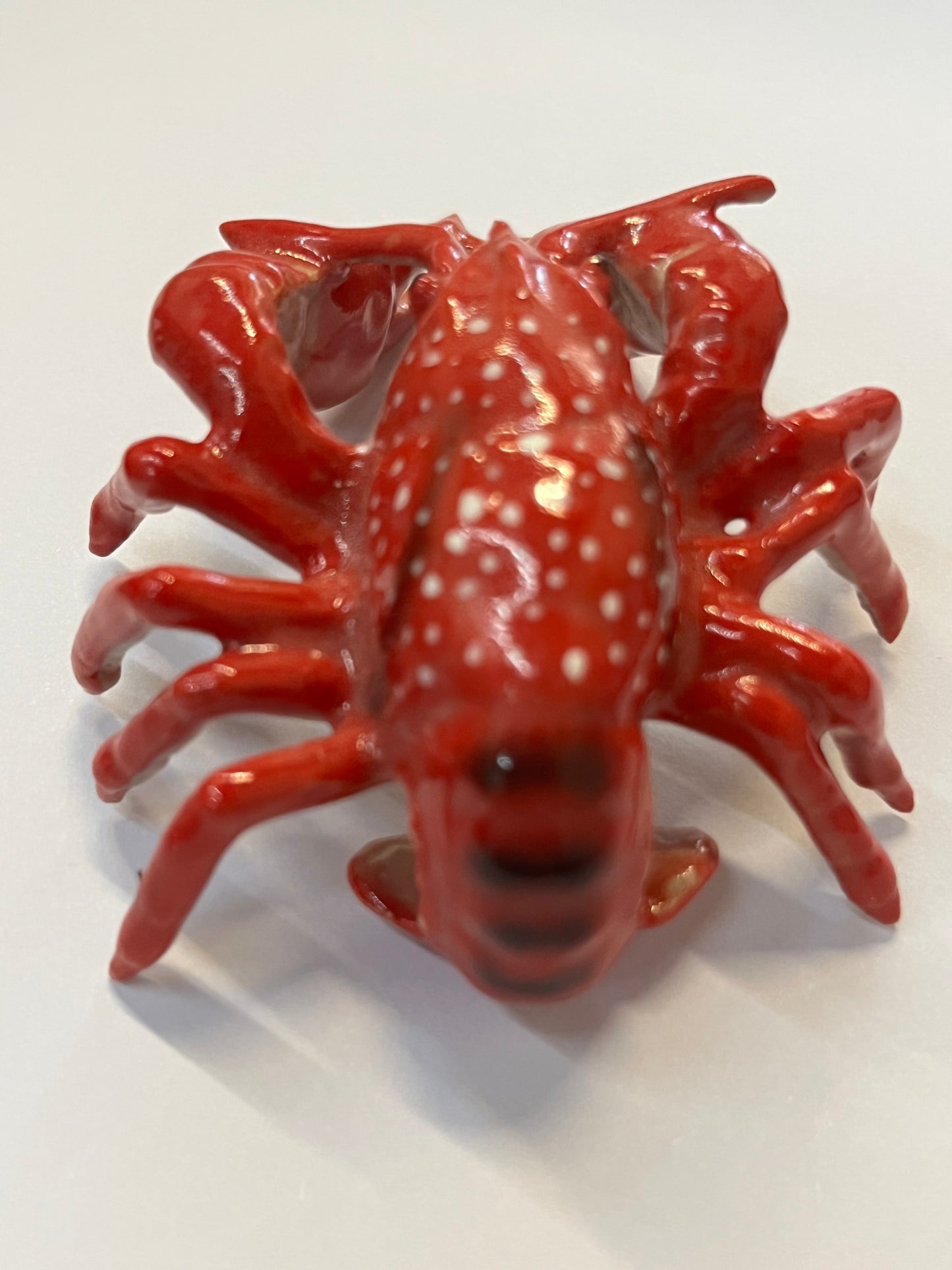 Miniature Porcelain Lobster / Crayfish Figurines Set of 2 Large