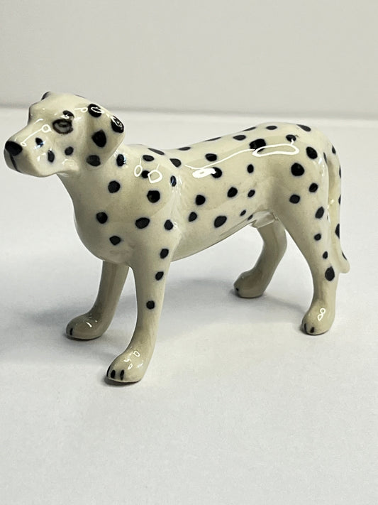 Miniature Porcelain Dalmatian Dog Figurine