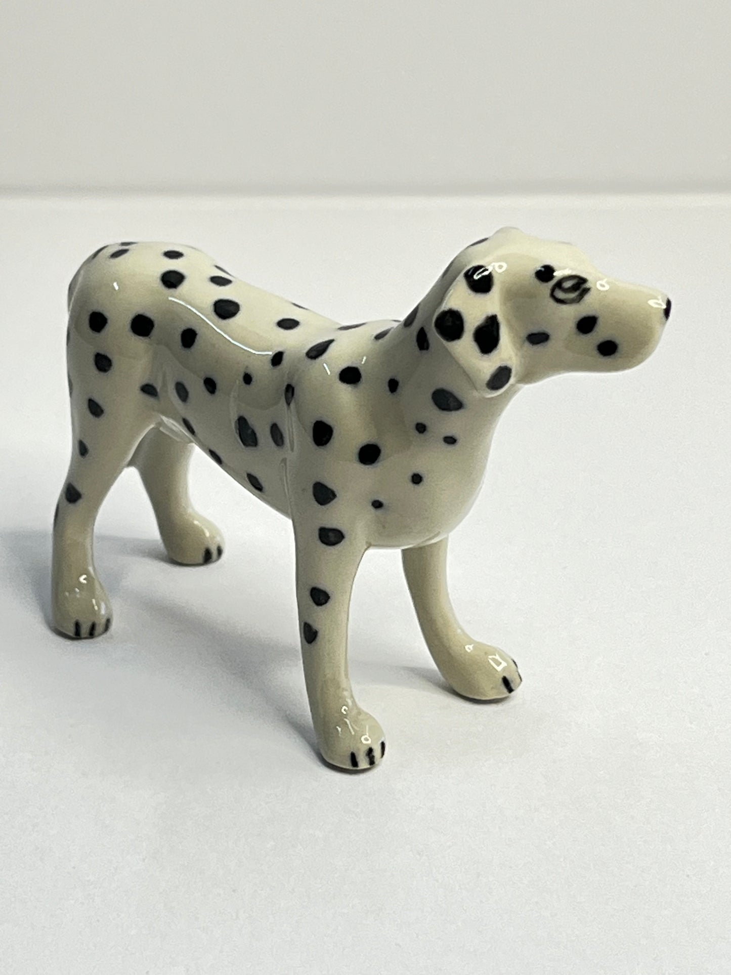Miniature Porcelain Dalmatian Dog Figurine