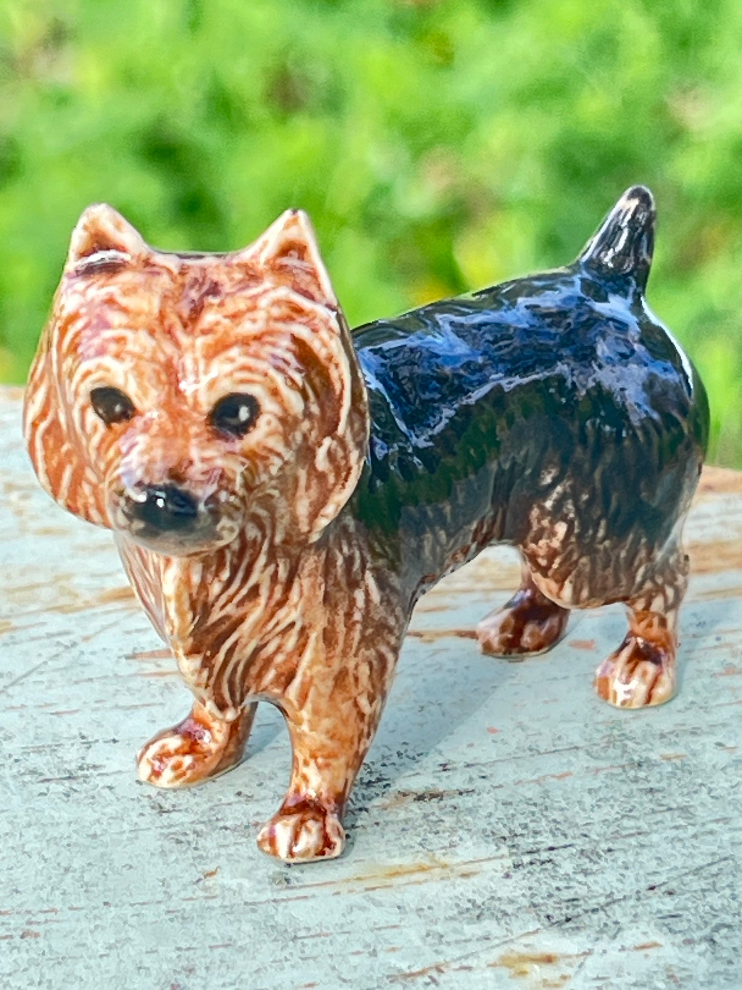 Miniature Porcelain Dog Figurine Australian Terrier