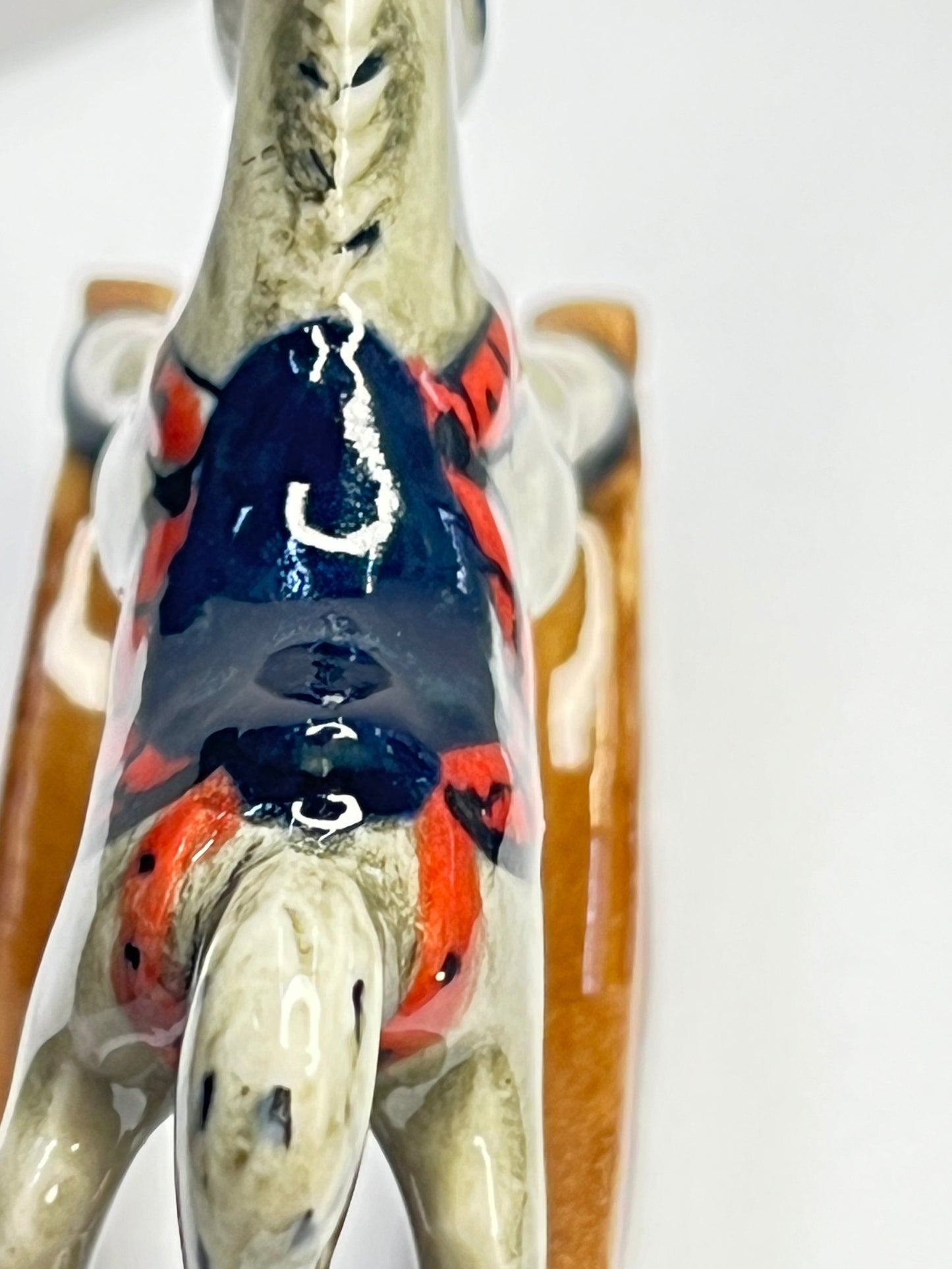 Miniature Porcelain Rocking Horse Figurine