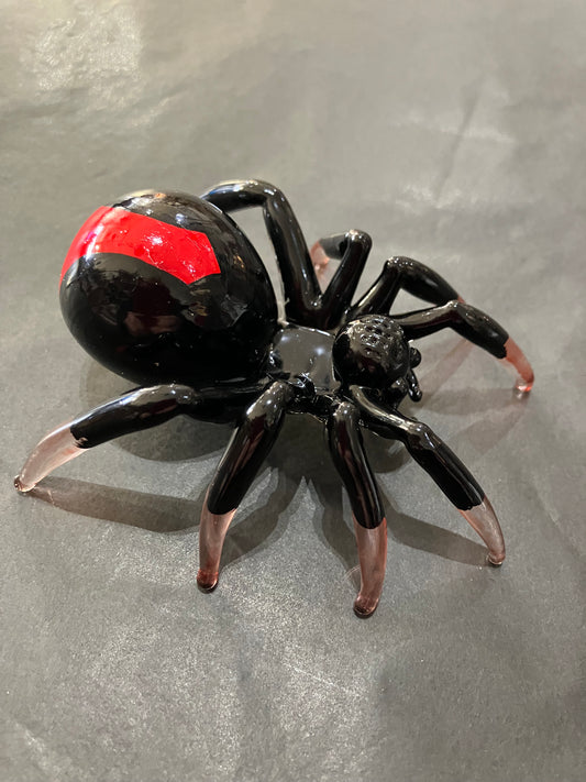 Glass Red Back Spider