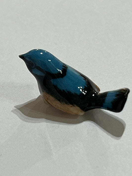Miniature Porcelain Bird Figurines Superb Fairy Wren (Mini)