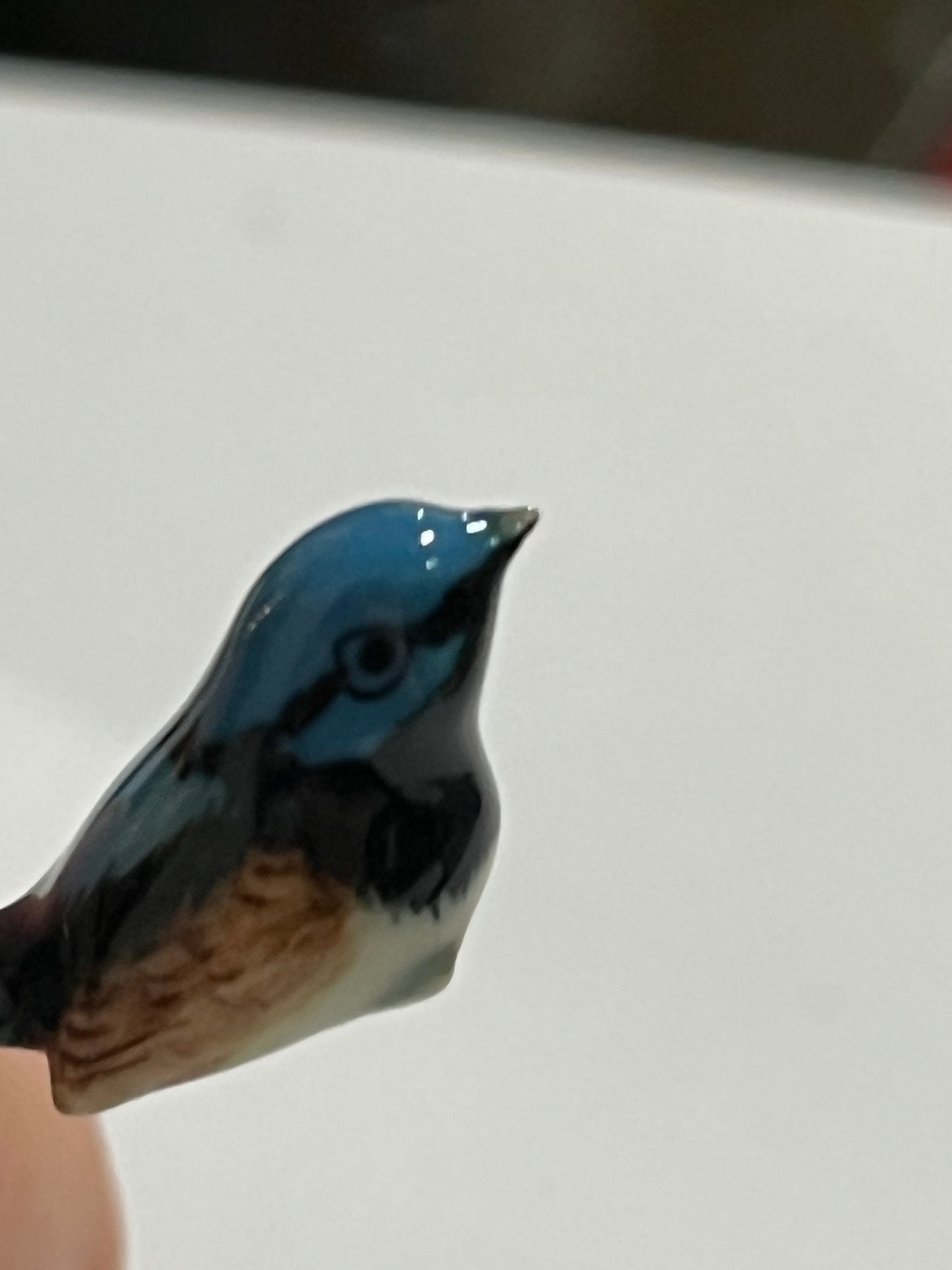Miniature Porcelain Bird Figurines Superb Fairy Wren (Mini)