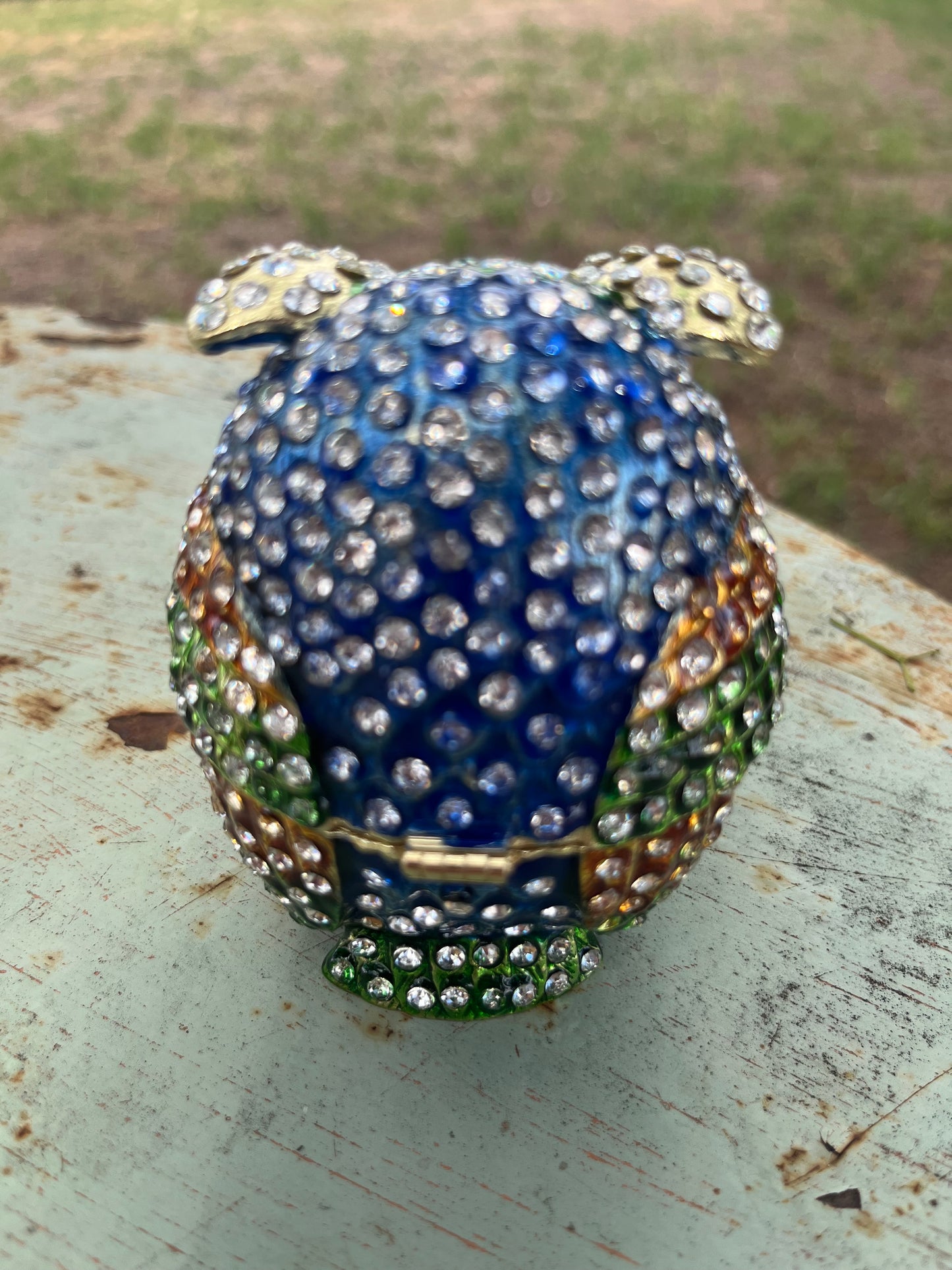 Owl Embellished Trinket Box