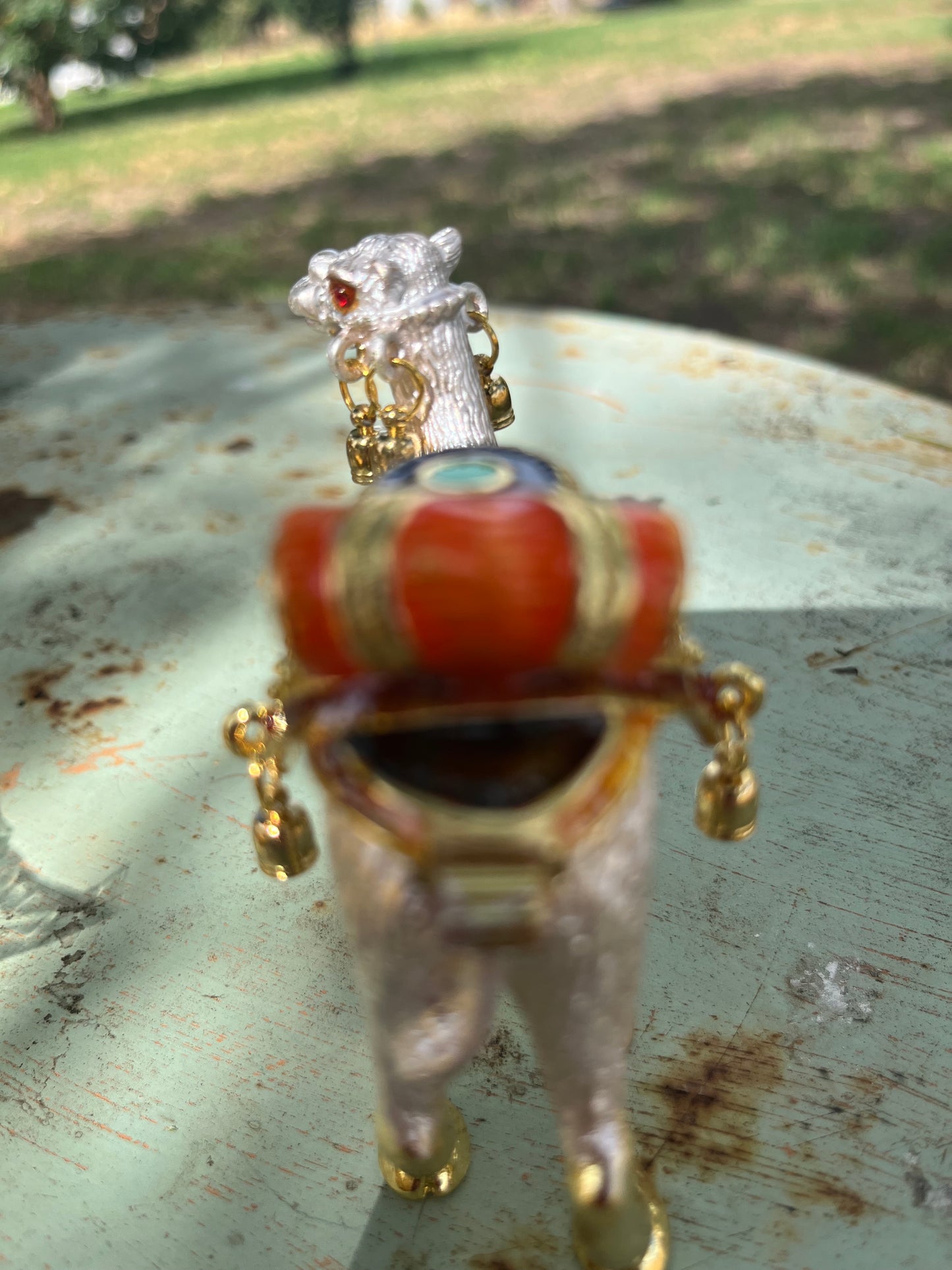 Camel Embellished Trinket Box