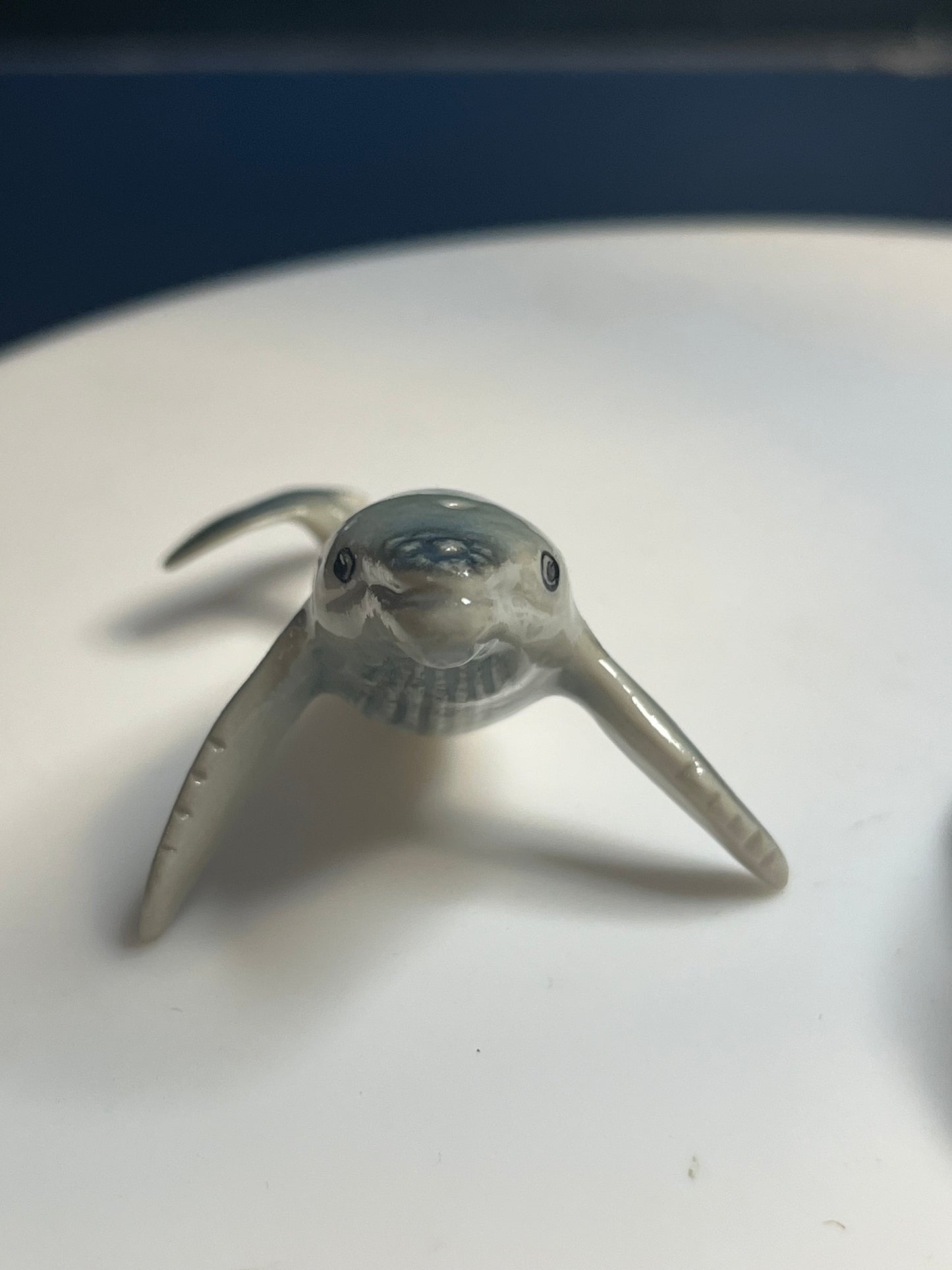 Miniature Porcelain Humpback Whale Set