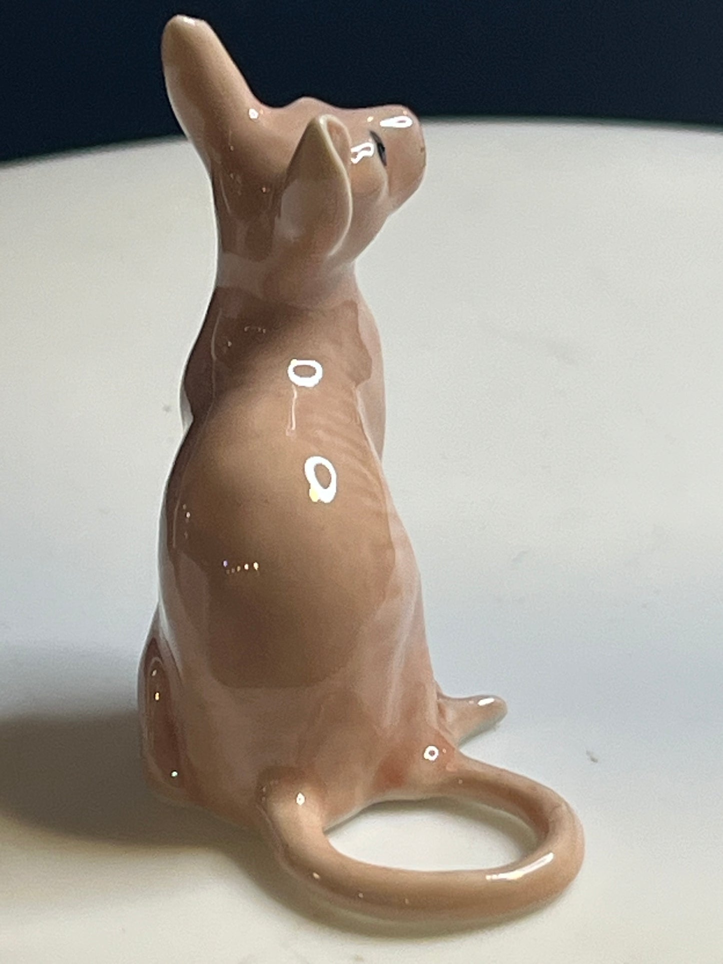 Miniature Porcelain Sphynx Cat