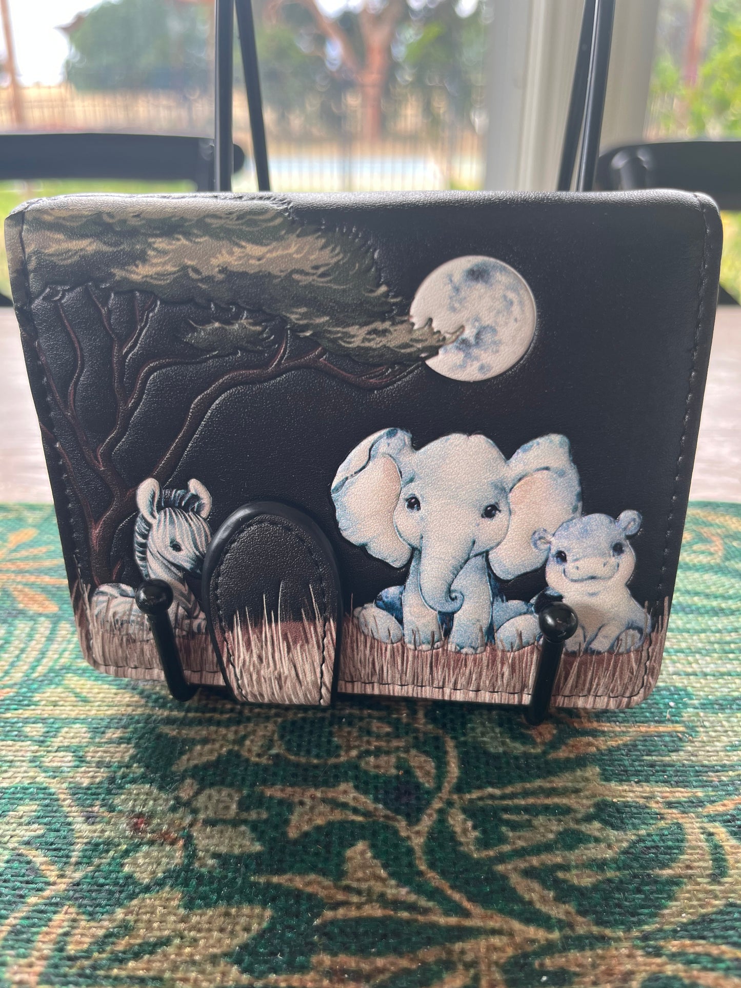 Women's Ladies Wallet Babies Of Africa Design Small