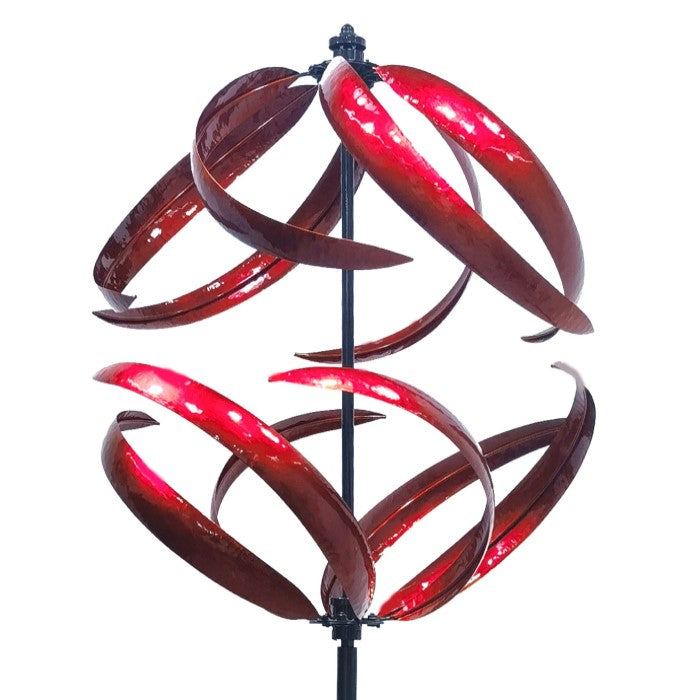 EAST MEETS WEST WINDMILL RUBY RED WIND SPINNER