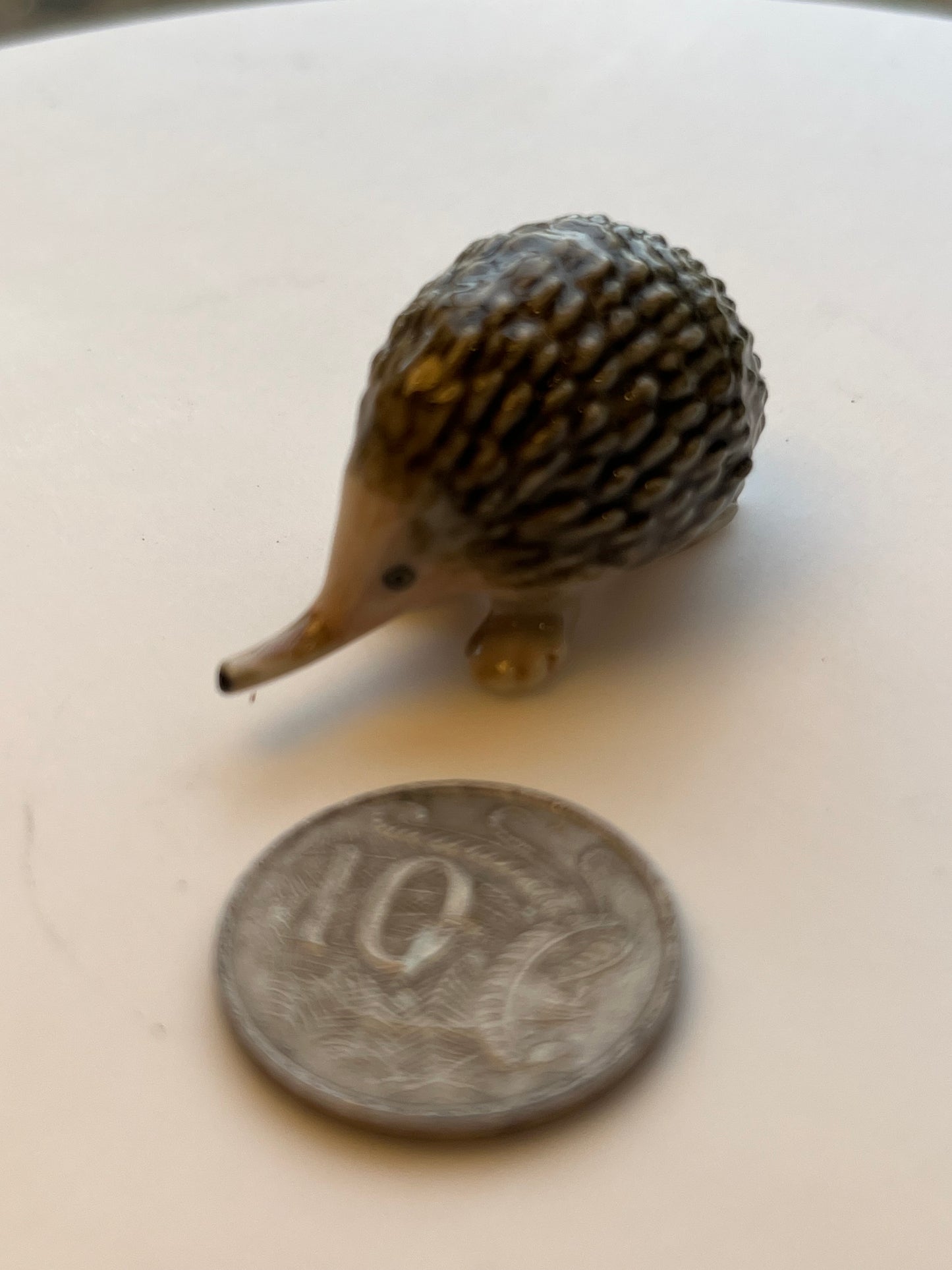 Miniature Porcelain Echidna Native Australian Animal