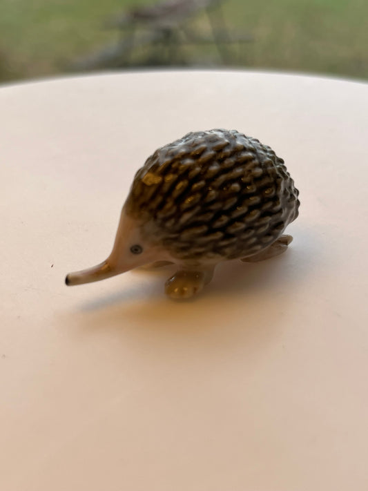 Miniature Porcelain Echidna Native Australian Animal