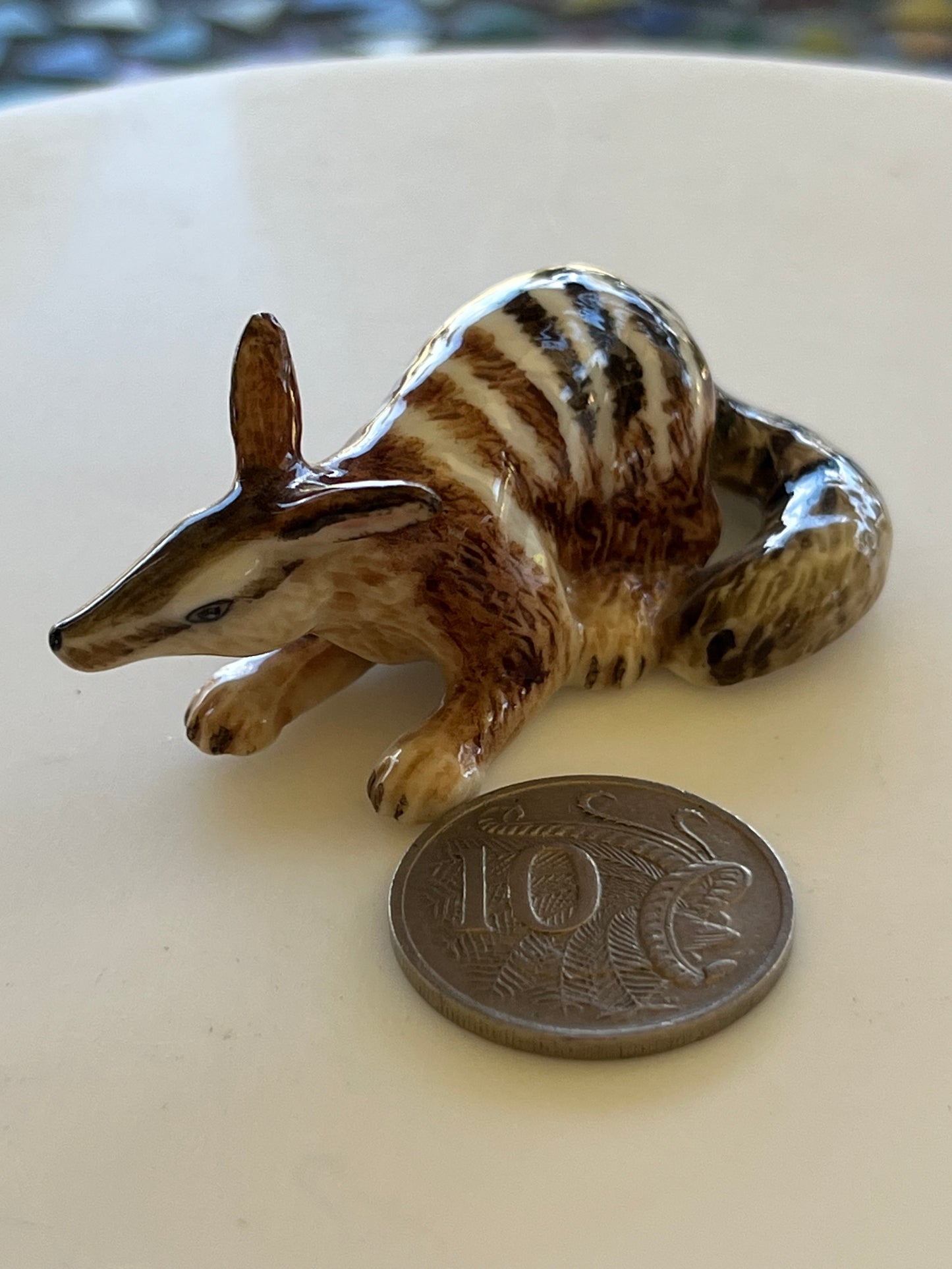 Miniature Porcelain Numbat Marsupial