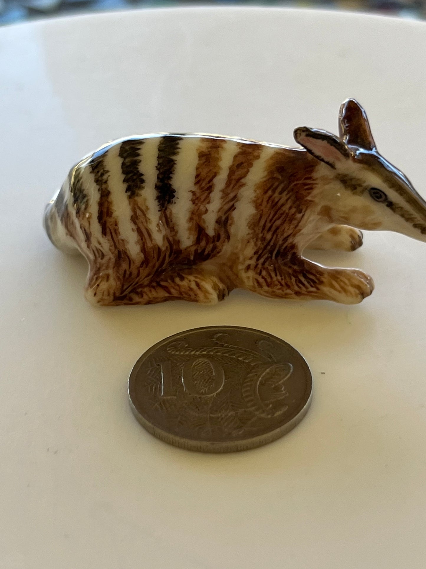 Miniature Porcelain Numbat Marsupial