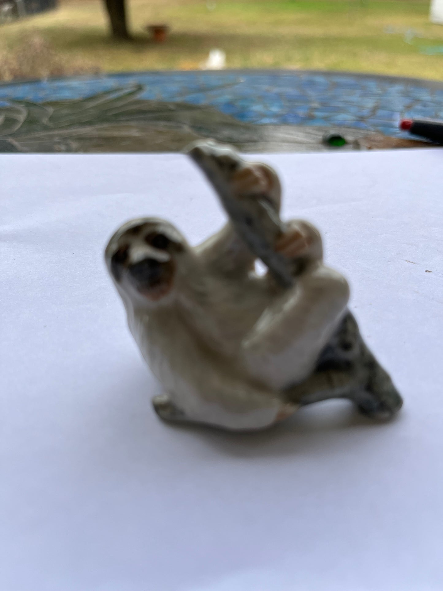 Miniature Porcelain Sloth Sloath