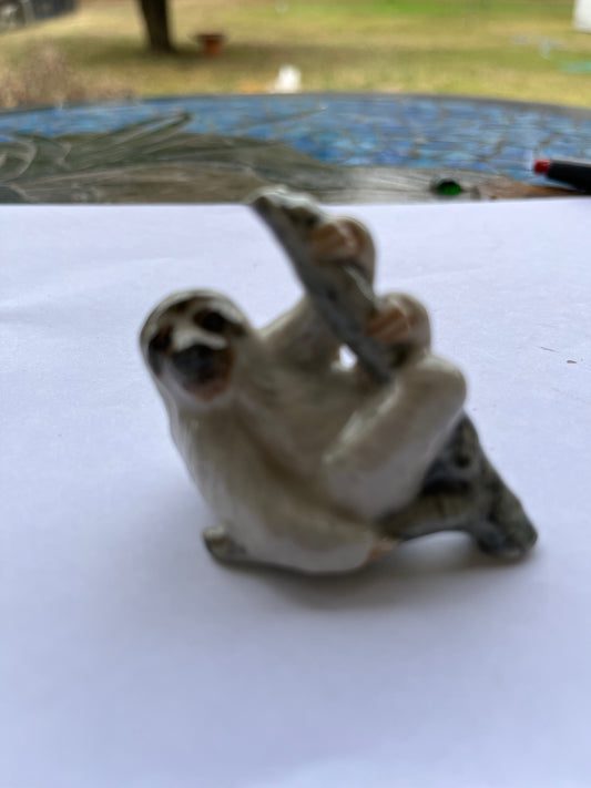 Miniature Porcelain Sloth Sloath