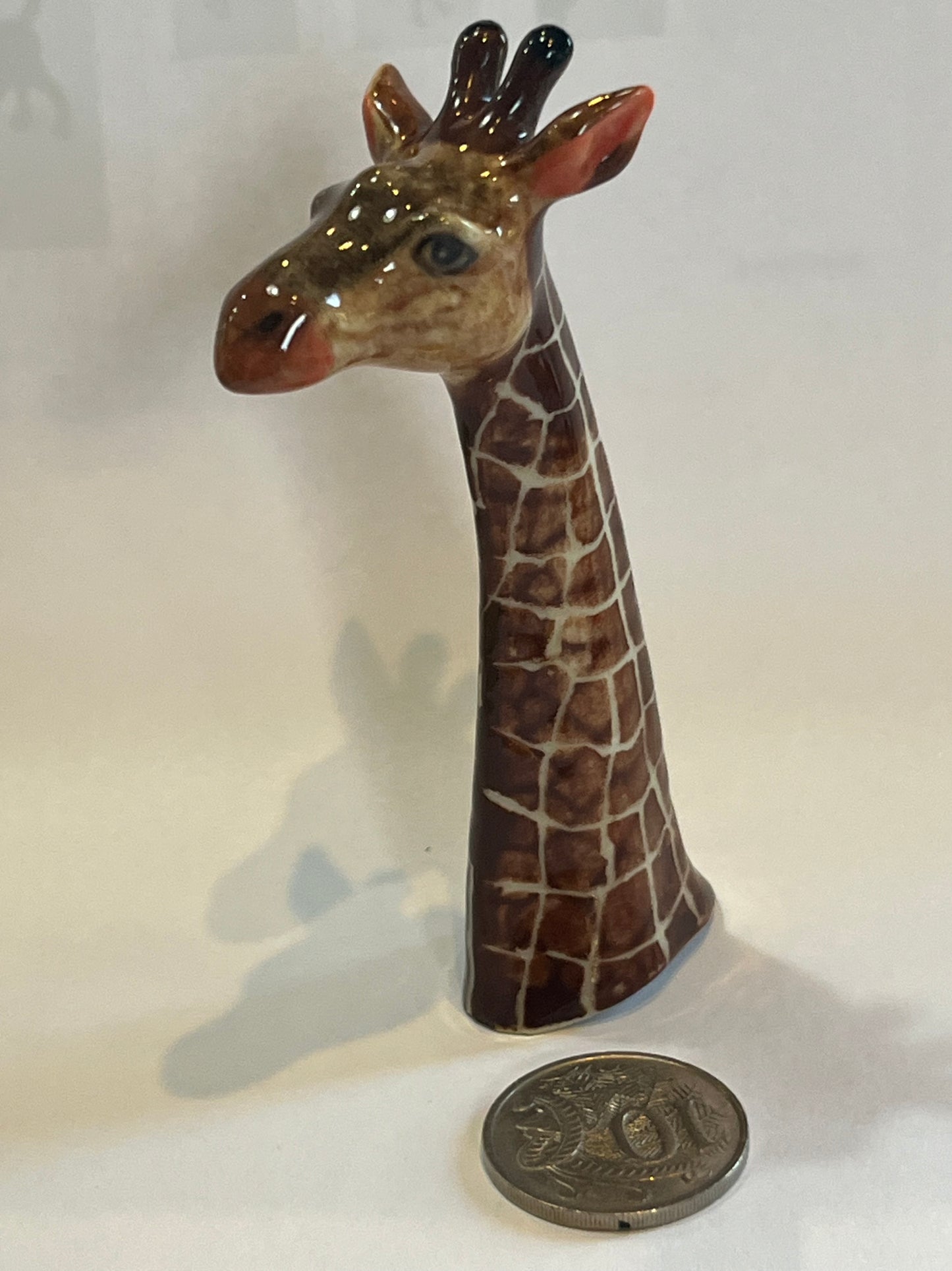 Miniature Porcelain Giraffe Head