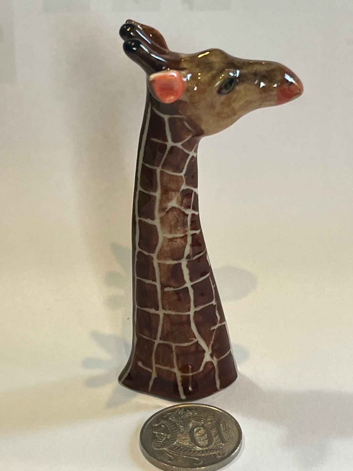 Miniature Porcelain Giraffe Head
