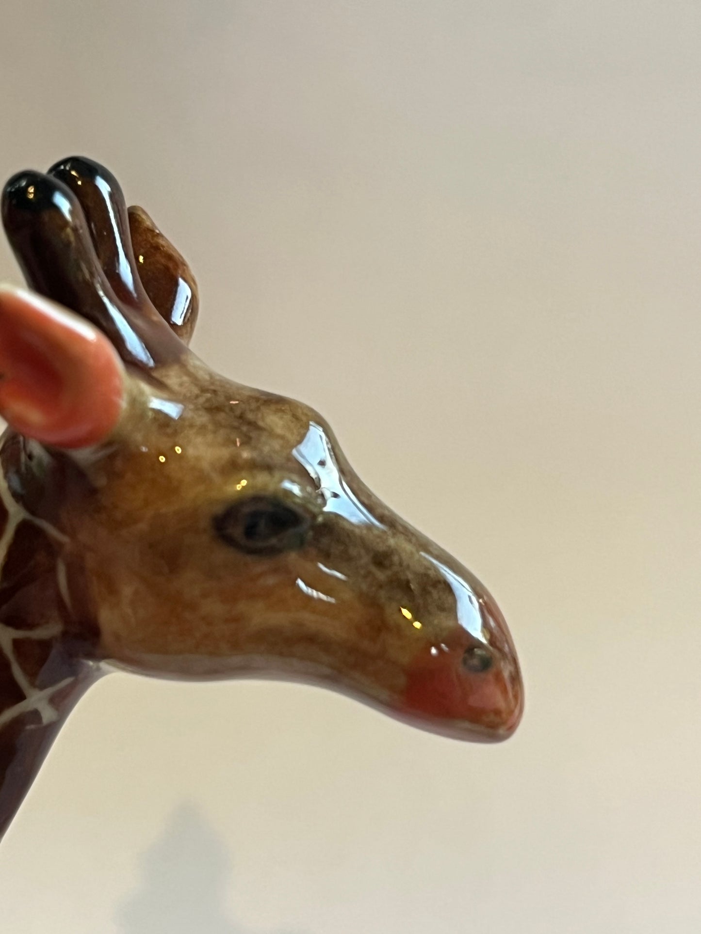 Miniature Porcelain Giraffe Head