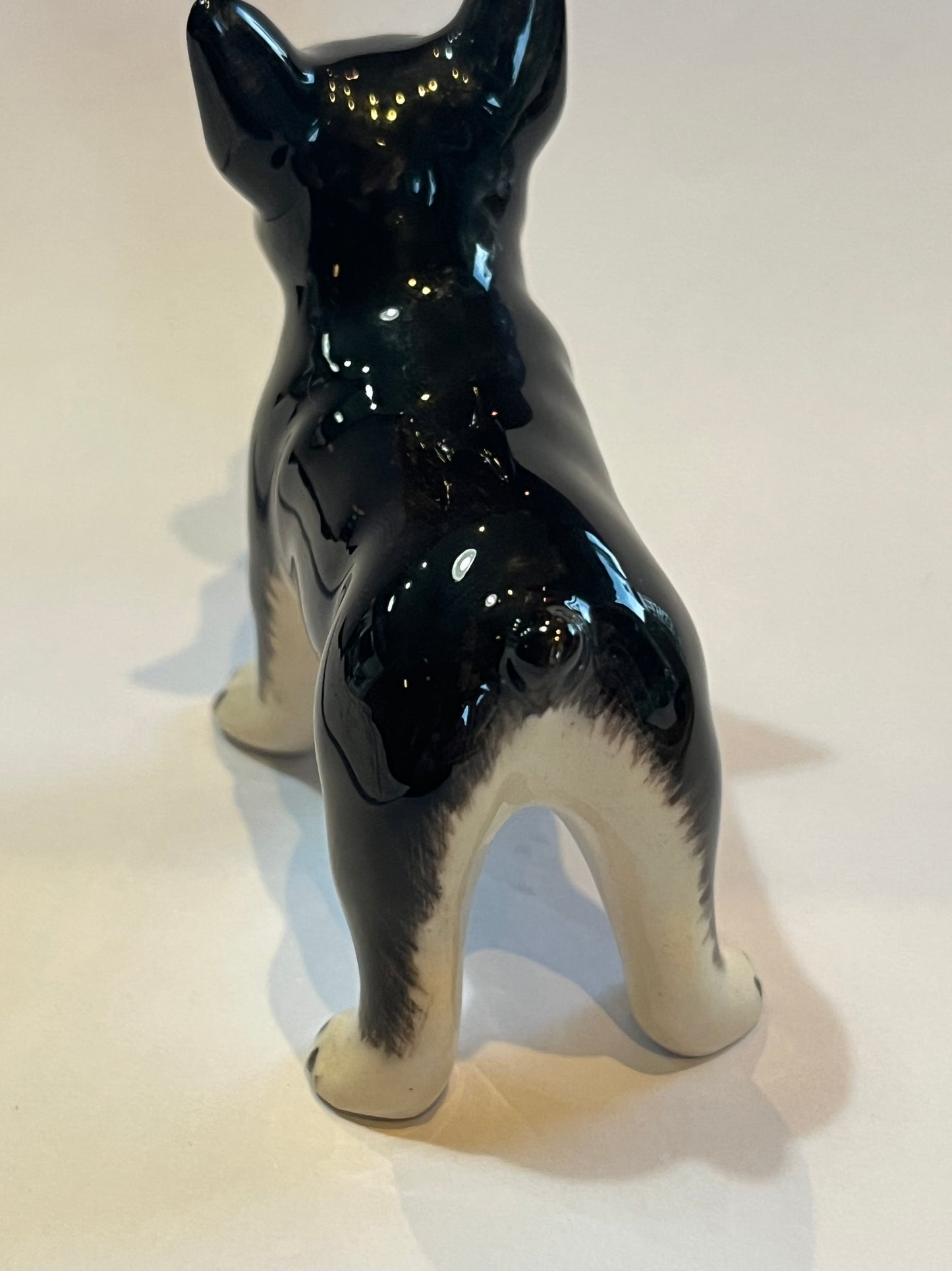 Porcelain French Bull Dog Figurine