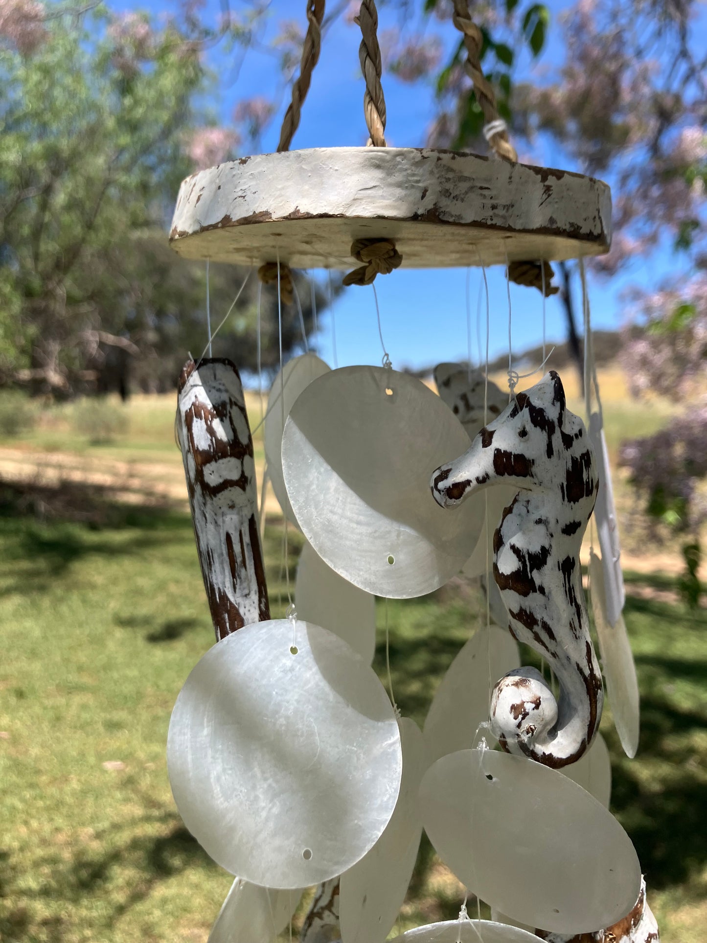 Shell Wind Chime Seahorse