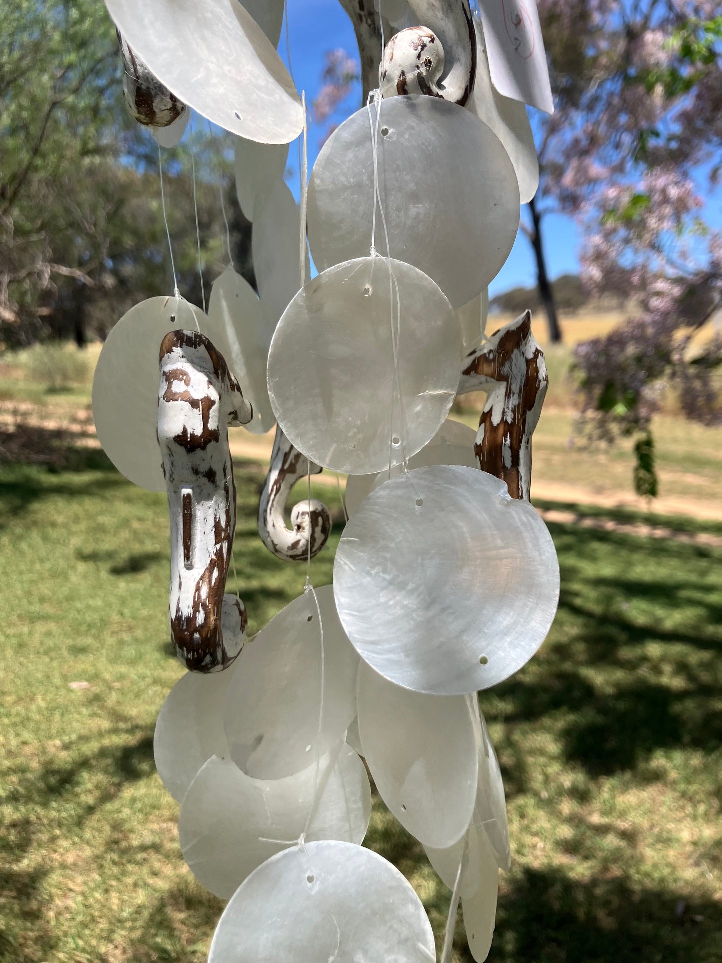 Shell Wind Chime Seahorse