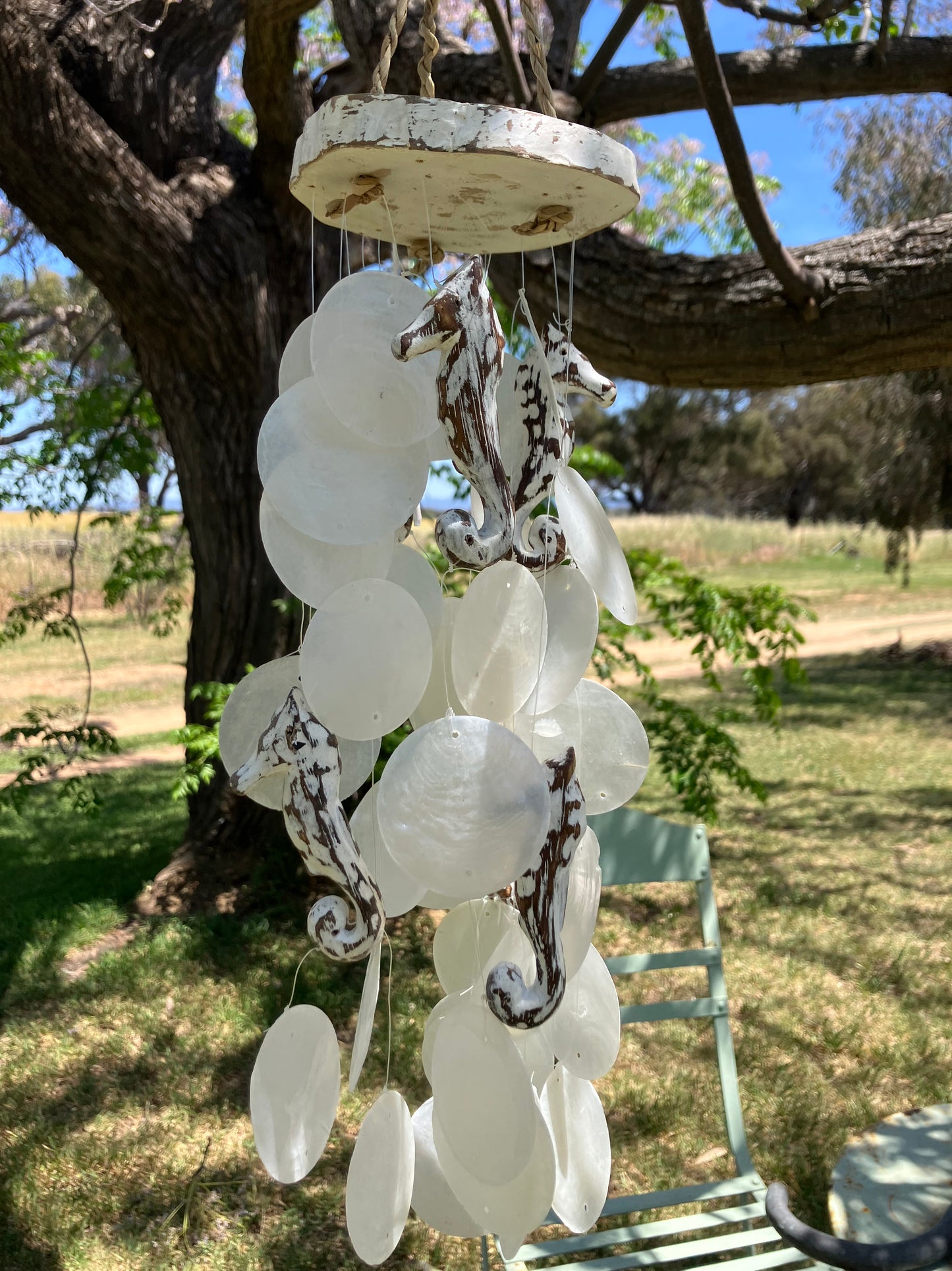 Shell Wind Chime Seahorse