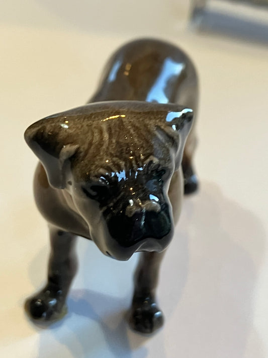 Miniature Porcelain Bull Mastif