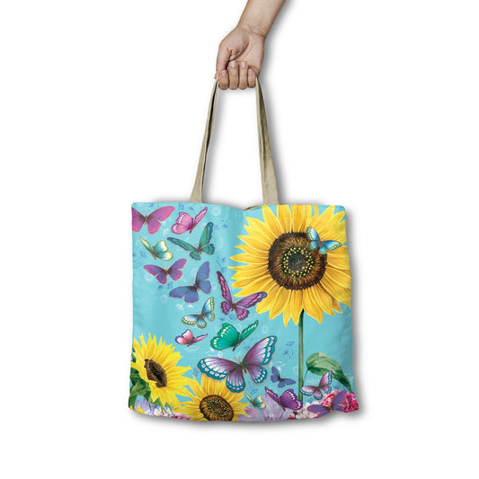 Reusable Shopping Bag Sunny Butterflies Lisa Pollock