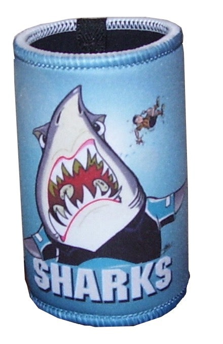 Stubby Mascot Coolers Sharks