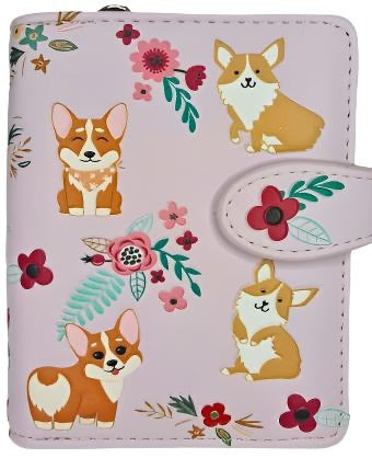 CORGI PATTERN SMALL LADIES WALLET