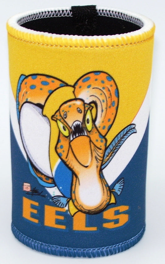 Stubby Mascot Coolers Eels