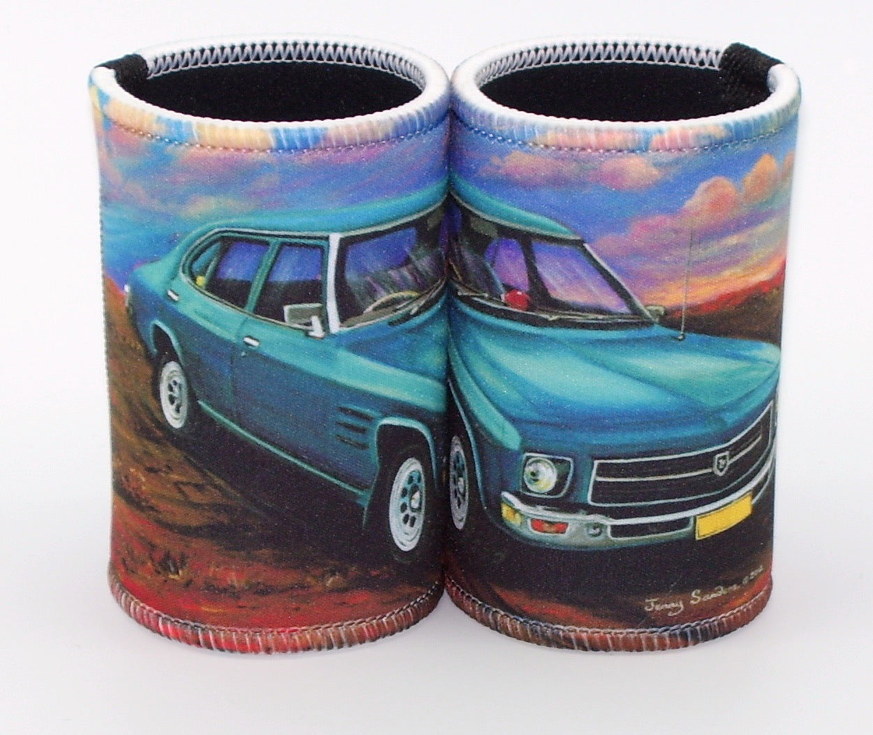 HQ Kingswood in BLUE Classic Car Stubby Holder